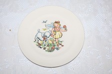 Vintage Mary Had A Little Lamb Nursery Rhyme 6.5" Plate
