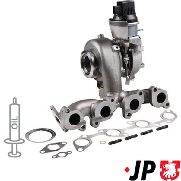 Lader Aufladung JP JP Group 1117402700 FüR 3C5 Passat 3C2 VW 1F7 Plus Jetta EOS-image