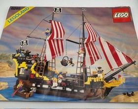 LEGO 6285 Instruction MANUAL ONLY Black Seas Barracuda 1989