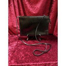 Vintage Accessories Saks Fifth Avenue Black Clutch w Detachable Shoulder Strap