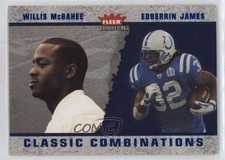 2003 Fleer Tradition Classic Combinations Blue Edgerrin James Willis McGahee 0q3