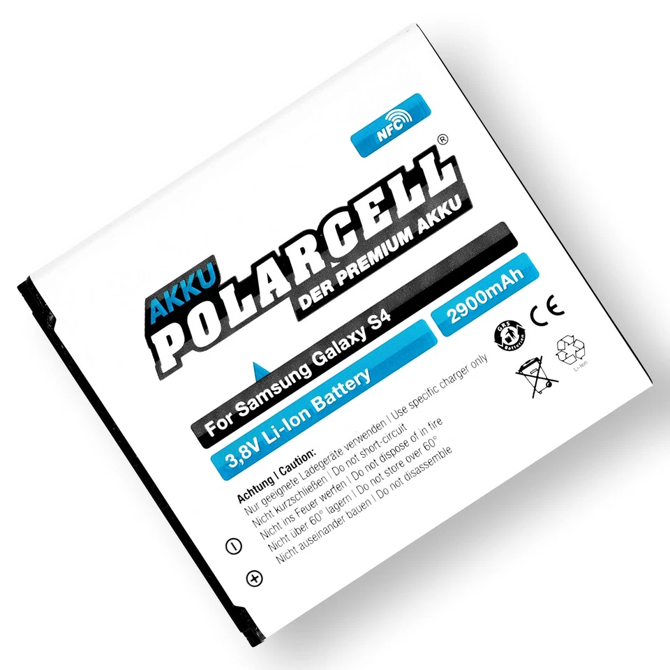 Batería PolarCell NFC para Samsung Galaxy S4 GT-i9500 S IV LTE GT-i9505 EB-B600BE - Imagen 2 de 4