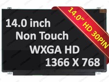 SAMSUNG LTN140AT30 401 B01 W01 L01  NEW Slim 14" LED LCD Screen WXGA 30 Pin EDP