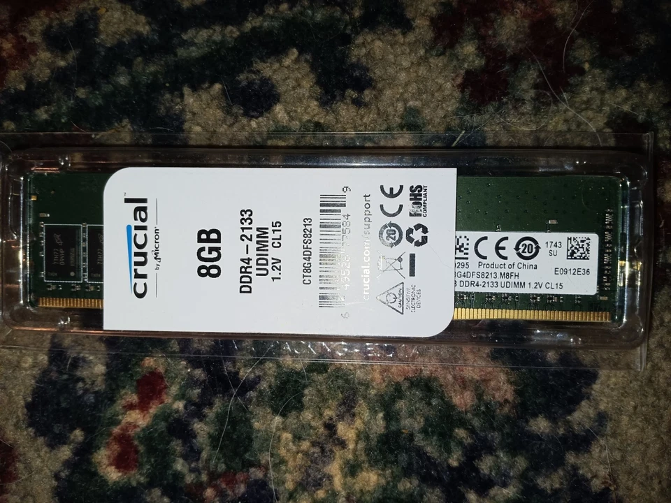 Crucial 8GB (1 x 8GB) PC4-17000 (DDR4-2133) Memory (CT8G4DFS8213) 1 Dimm - Image 4 of 4