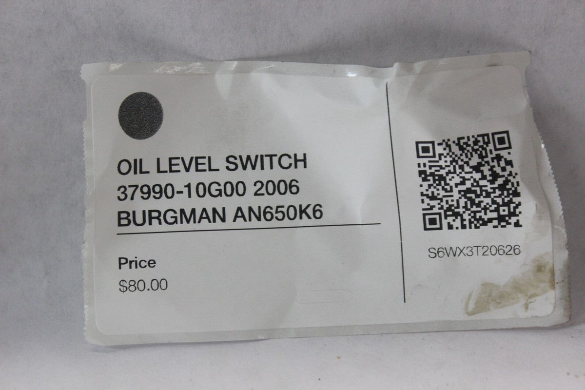 OIL LEVEL SWITCH 37990-10G00 2006 BURGMAN AN650K6 | eBay