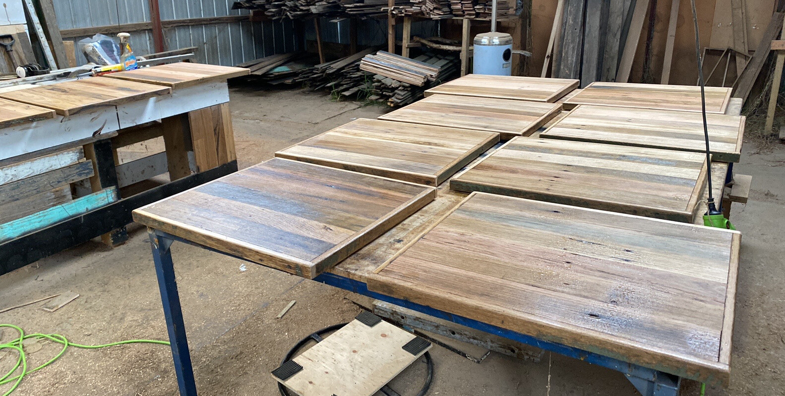 Recycled hardwood cafe table tops eBay