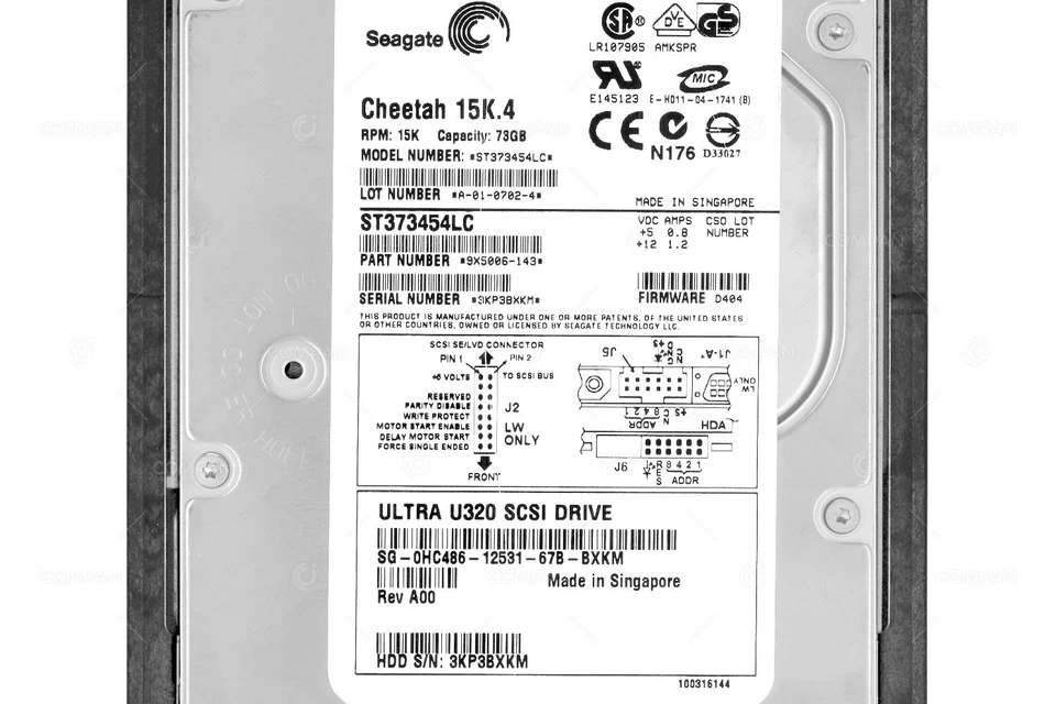 HC486 DELL HDD 73GB 15K SCSI U320 3.5" LFF HOT-SWAP - Image 4 of 4