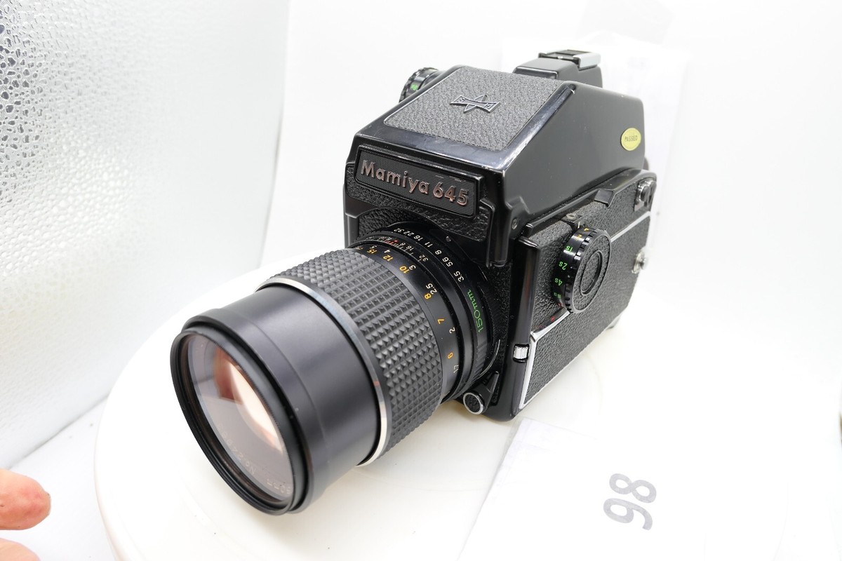 Mamiya M645 1000S Metered Prism Finder and 150mm F3.5 Sekor c Lens