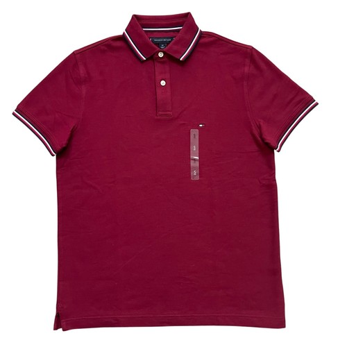 Tommy Hilfiger Para Hombre Secado Rápido Absorción Protección UV Rayas Inclinación Polo - Imagen 84 de 122