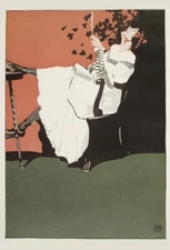 Inexplicable Art Print – Mila von Luttich Symbolist Poster Female Autonomy 1918