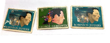3-US -1973 - 8 Cents George Gershwin Commemorative Music Topical Issue Stamp A34