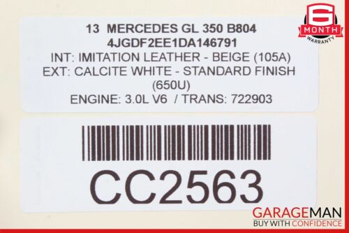 12-13 Mercedes X166 GL350 ML350 722.9 7G Automatic Transmission 722.903 OEM 99k - Picture 12 of 12