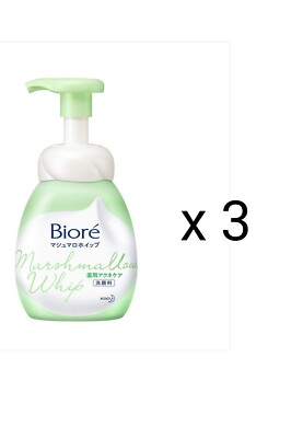 biore foaming face wash marshmallow whip