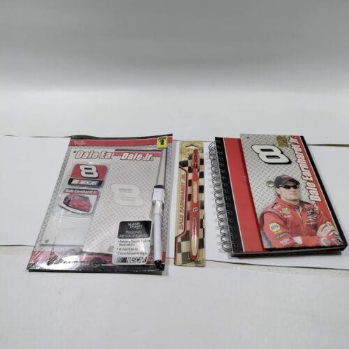 Lot of Nascar Collectible Memorabilia Dale Earnhardt Jr Notebook Pen Dry Erase
