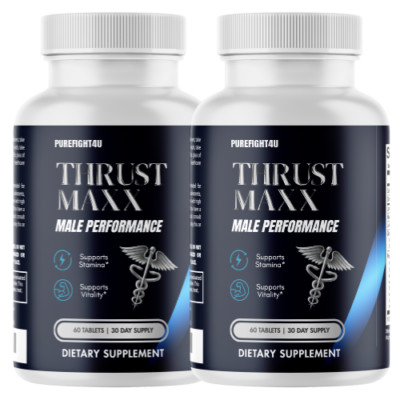 Thrust Maxx Daily Wellness Tablets for Energy & Endurance, 2 Bottles