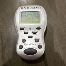Excalibur Gin Rummy Electronic Handheld Game Used WORKS