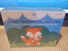 OKKOSTAR Sonic U-Shaped Toothbrush & Complete Oral Care Set For Kids NEW, Sealed