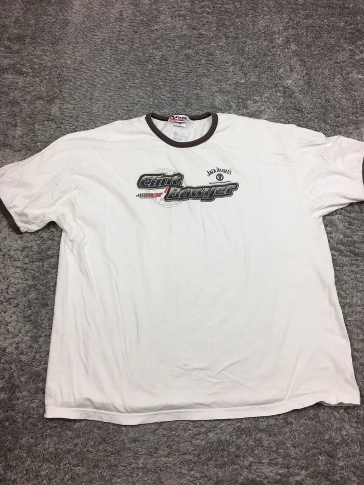 Camiseta Chase Authentics Clint Bowyer Masculina Tamanho 2XL Branca Manga Curta - Imagem 3 de 4