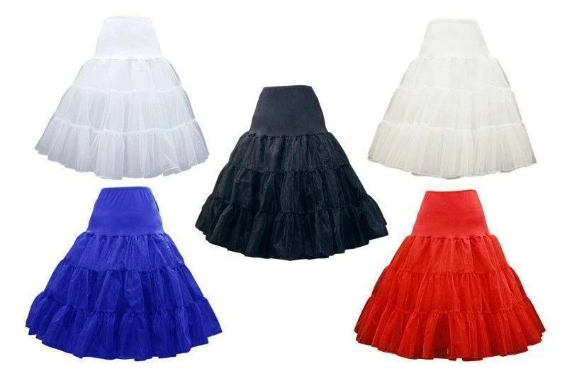 AU STOCK 26"VINTAGE 50' RETRO SWING BRIDAL PETTICOAT DANCE TUTU UNDERSKIRT DA018 - image 3 of 4