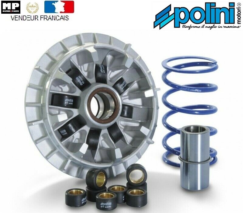 Variateur Polini T-max 530 560 améliore accélération 8 galets racing