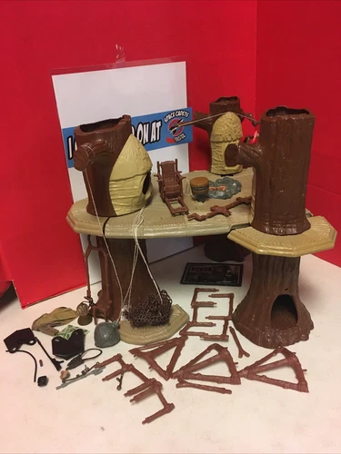 Star Wars Return Of The Jedi Ewok Village Playset Endor 1983 Kenner Vintage