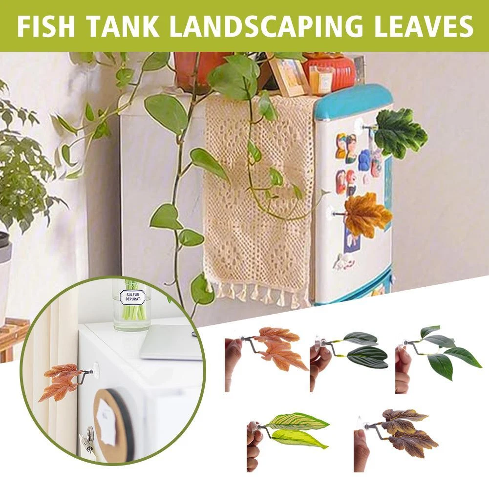 Betta Fish Leaf Hammock Leaf Bed Betta Fish Tank Accessories Decor