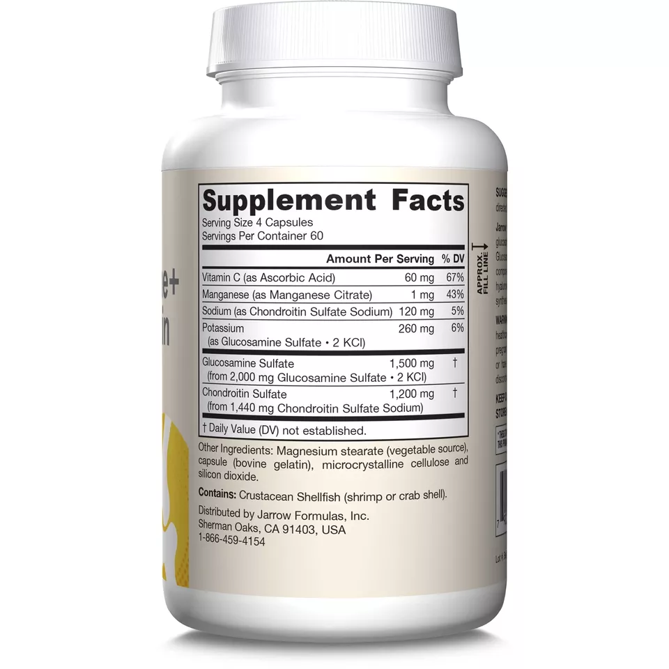 Glucosamine + Chondroitin, Joint Health Support, 240 Capsules - Изображение 3 из 4