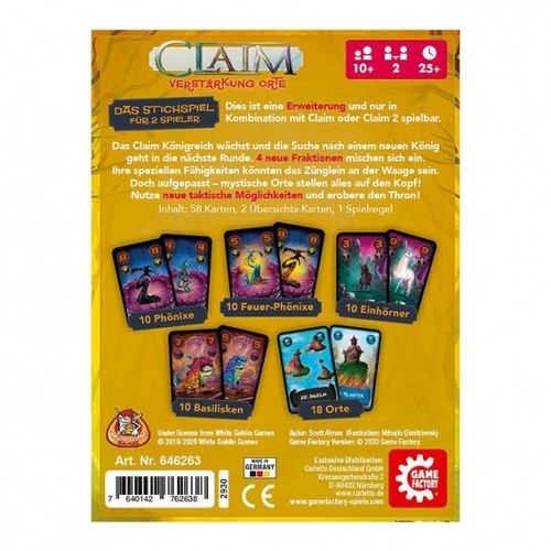 Claim - Reinforcement - Places (Expansion) - GERMAN - Picture 4 of 4