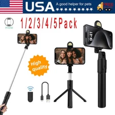 Selfie Stick Tripod Bluetooth Wireless Remote Stand For iPhone 15 Pro Max 14 13