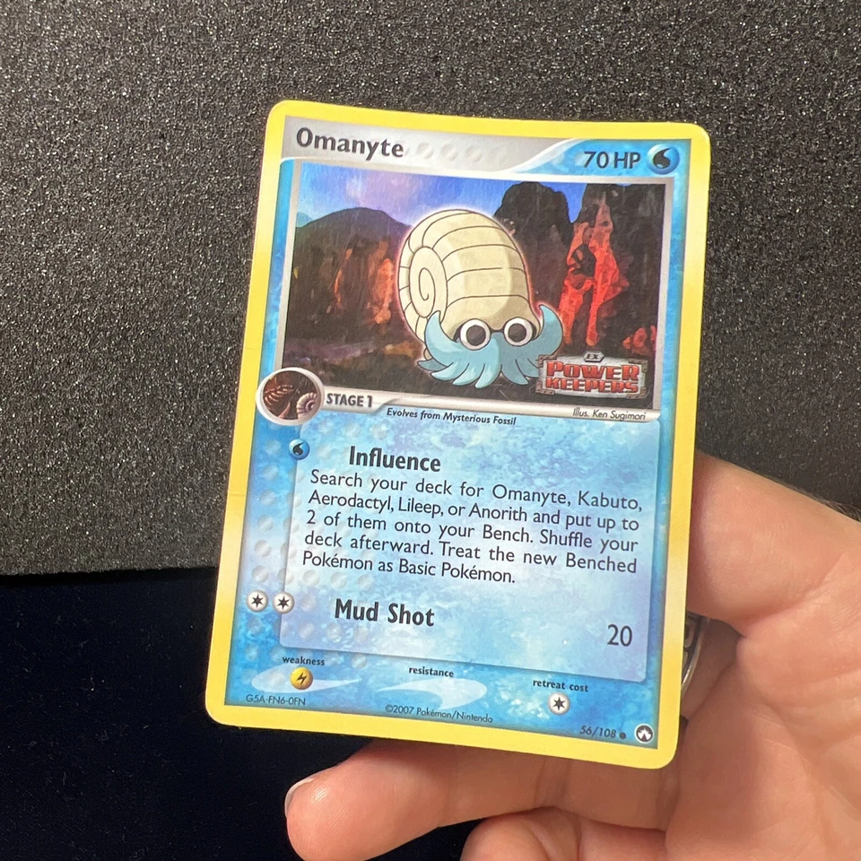 Omanyte 56/108 Reverse Holo Ex Power Keepers Pokémon Card - Image 2 of 4