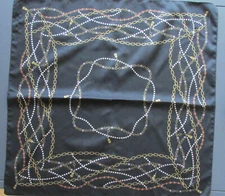 Liz Claiborne Accent Scarf 20" x 20" Square Polyester Made in Italy Colors New