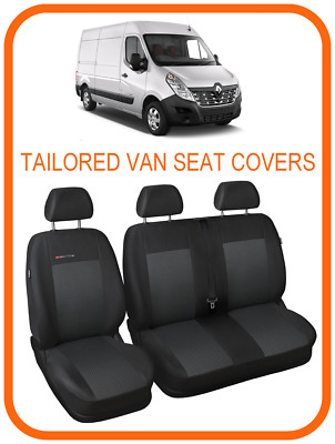 1 ECO LEATHER VAN UNIVERSAL SEAT COVERS for RENAULT MASTER 2
