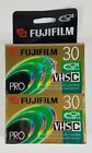 Nip Fujifilm Vhsc Tc-30 pro high grade video cassette tapes blank sealed 2 pack