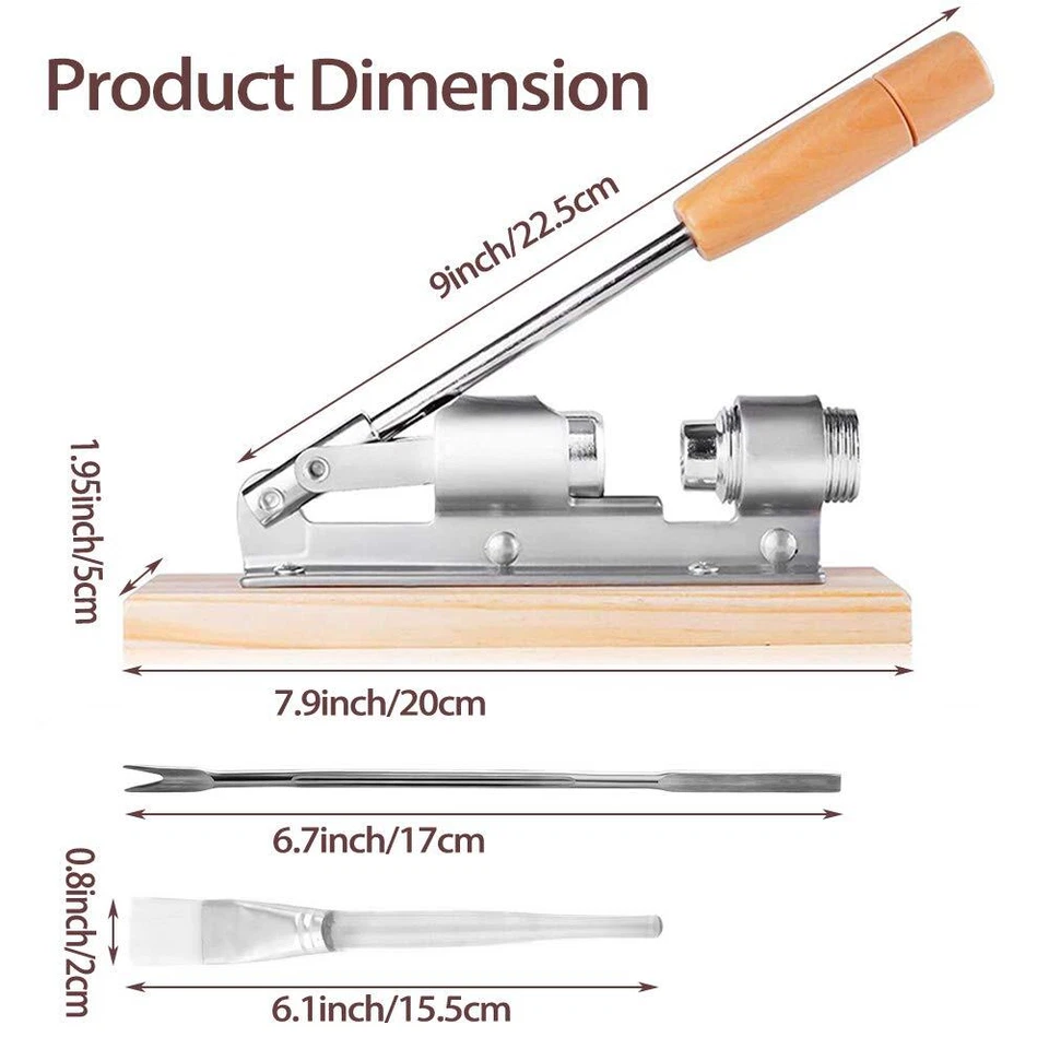 Nutcracker Heavy Duty Pecan Walnut Cracker Plier Opener Tool for Easy Crackin... - Image 3 of 4