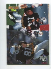1995 Pro Line Pogs #20 Tim Brown / Jeff Hostetler Oakland Raiders