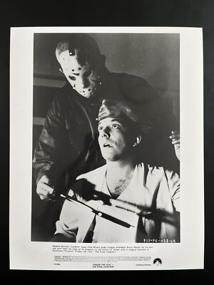Friday The 13th The Final Chapter Press Photo 1984 Jason Horror RARE (F)
