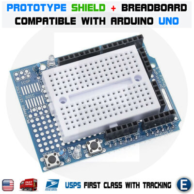 Mini Breadboard Prototyping Prototype Shield ProtoShield for Arduino UNO R3