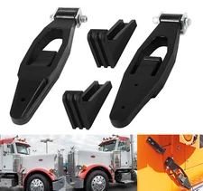 Hood Latch & Bracket Kit For Peterbilt 357 367 377, Kenworth T300 T600 T800