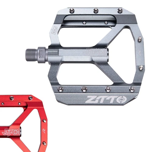 ZTTO Bike Bearing Aluminum Alloy Flat Pedal Lightweight 9/16 Pedals Fit SHIMANO - Picture 4 of 21