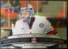 Kim St-Pierre 2023 Insert Tim Hortons Championship Resume #CR-14 Team Canada