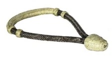 Showman Natural/Brown Braided Rawhide Core Bosal