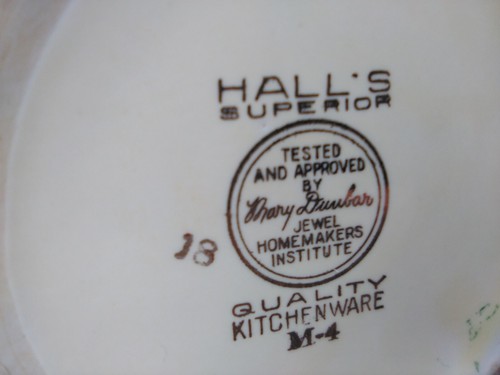 Hall's Kitchenware Pottery Autumn Leaf Rayed 9 Cup Coffee Pot 8 3/4 inches tall - Picture 9 of 24