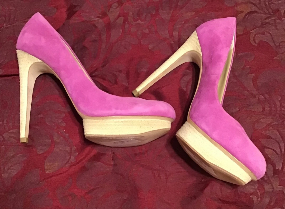 Elle Platform Sandal In Magenta Fabric