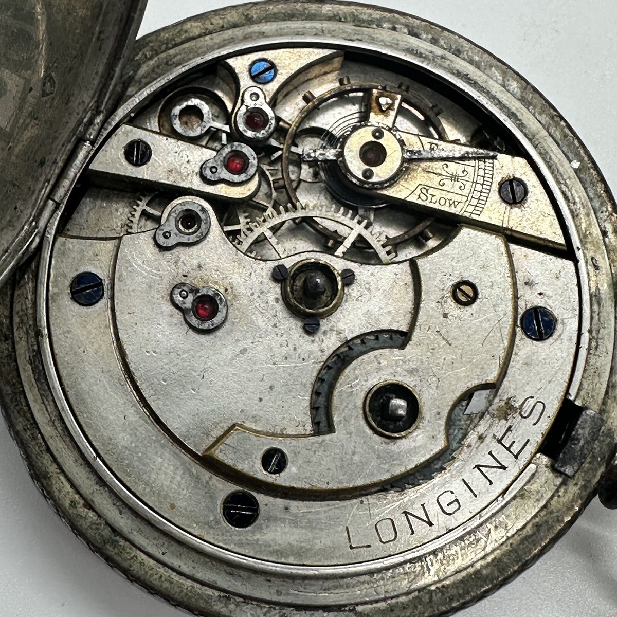 Longines Constantinople Pocket watch .800 Silver Working W/ Key