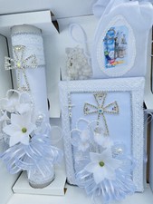 Juego de Velas Primera Comunión Plata Niño Regalo Vela Primera Comunión Niño INGLÉS