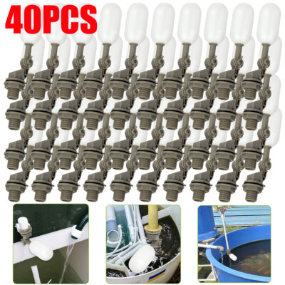 40X Water Float 1/2'' Automatic Shut Off Valve Quick Connctor Tank Overfill Stop-