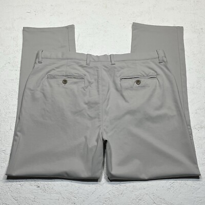 johnnie-O Osprey Performance Pants Mens 36x34 Act 36x31 Seal Gray Golf Active