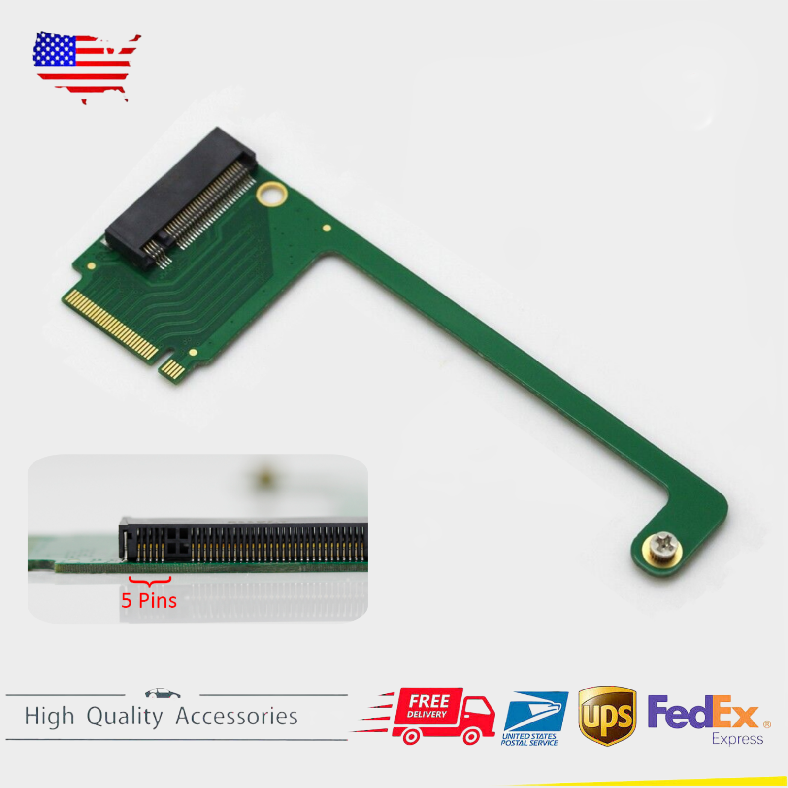 90-Degree M.2 SSD Transfer Board For ASUS ROG Ally - PCIe 4.0 Handheld Console Adapter