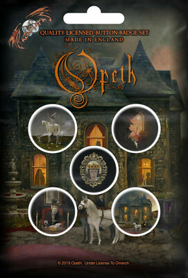 OPETH BUTTONSET BADGES SET ANSTECKERSET # 2 IN CAUDE VENENUM PINS