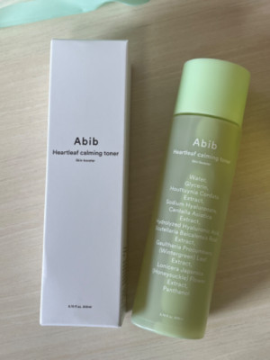 Abib Heartleaf Calming Toner Skin Booster 6.76 fl oz Hydrates Sensitive Skin